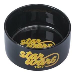 Disney Star Wars 1977 Retro Ceramic Dog Bowl Discontinued